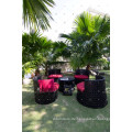 Einzigartiges Design Poly Rattan Outdoor Kaffee Essen Set aus Vietnam